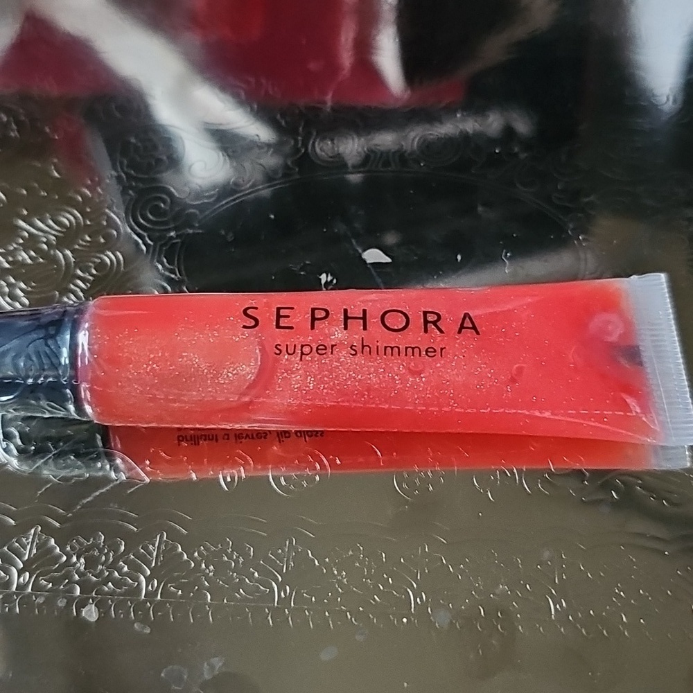 New Vintage Sephora Super Shimmer Lip Gloss - Fresh Melon Sealed